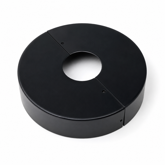 3" Round Base Cover, Black