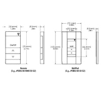 nLight® Wireless Battery Powered Wall Switch - RPODU 4S DX WH G2