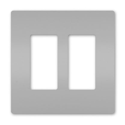 Wall plate: 2G Screwless Decora