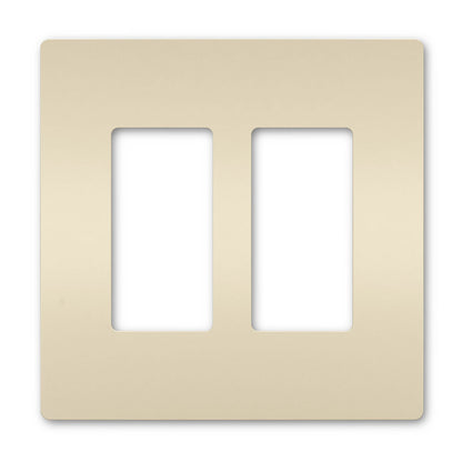 Wall plate: 2G Screwless Decora