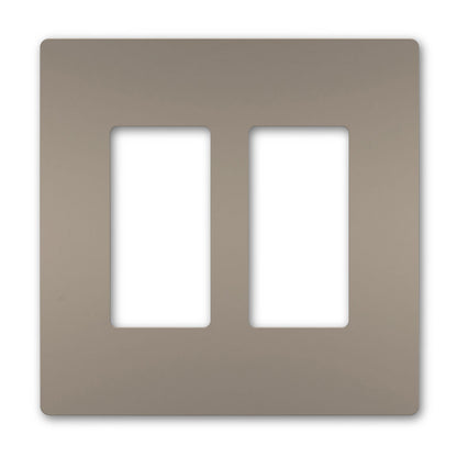 Wall plate: 2G Screwless Decora