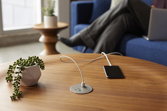 Round FPC - 1 Outlet & USB A/C