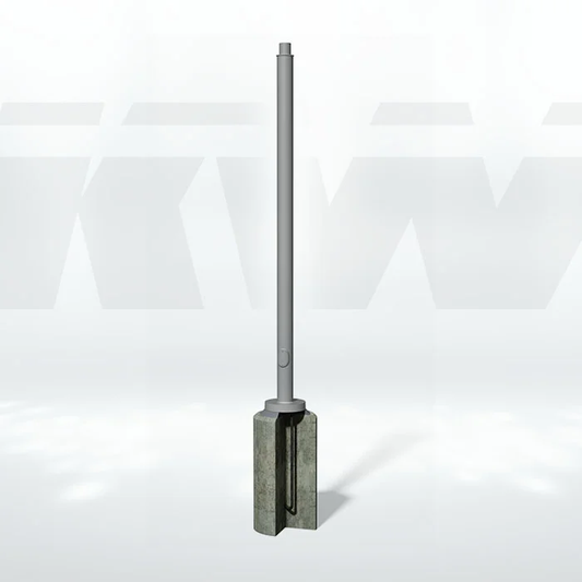 RSP - 10' Round Non-Tapered Steel Poles, 2-3/8" Tenon Mount