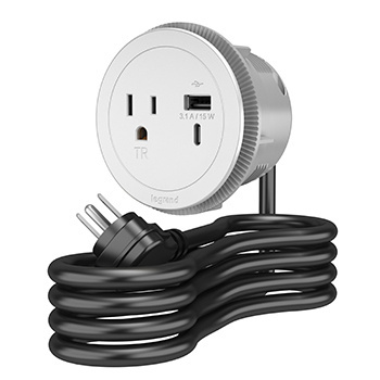 Round FPC - 1 Outlet & USB A/C