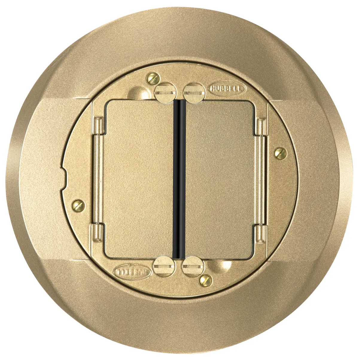 Floor Box Cover Carpet Flange, Brass