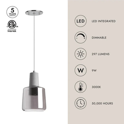 6" LED Pendant