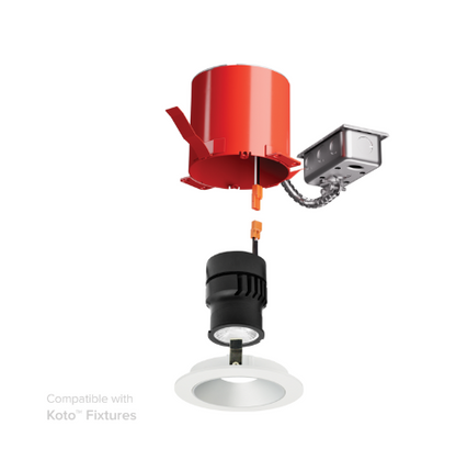 4″ Fire-Rated IC Airtight Remodel Housing