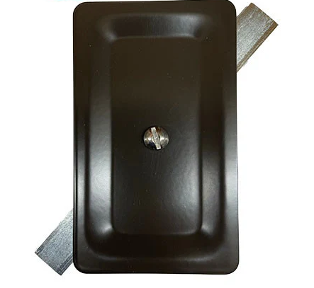 3"x5" Rectangular Hand Hole Cover, Dark Bronze