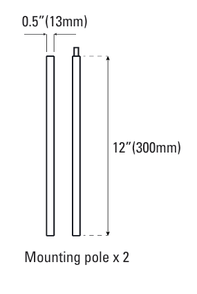 24" Pendant Rod