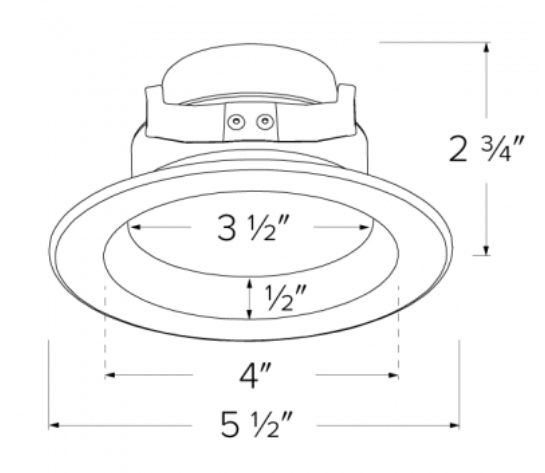 4" LED Reflector Insert – 5-CCT Selectable