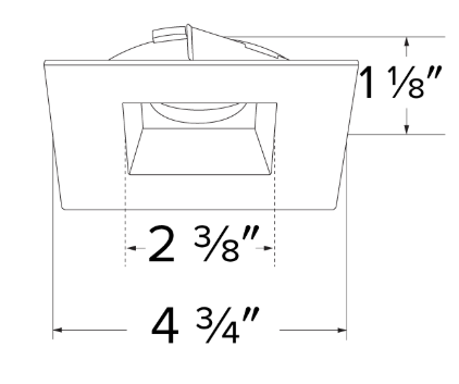 Flexa 4″ Square Reflector Koto Module