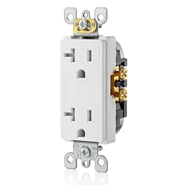 Receptacle: 20A Decora, TR, White