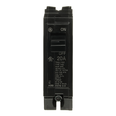 Circuit Breaker: 1-Pole, 20A