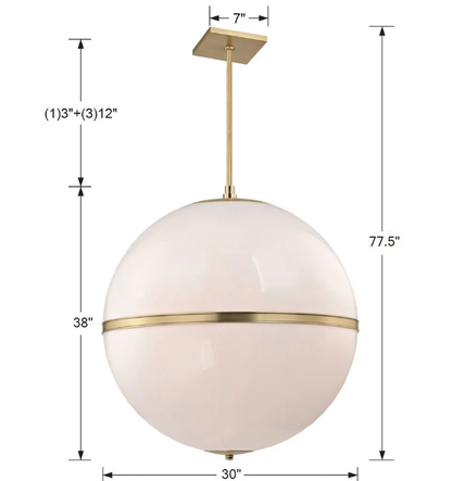 Brian Patrick Flynn Truax 4 Light Chandelier