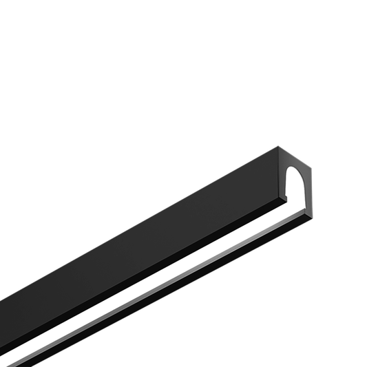 16' Up/Down LED Linear, Black w/ EM Battery