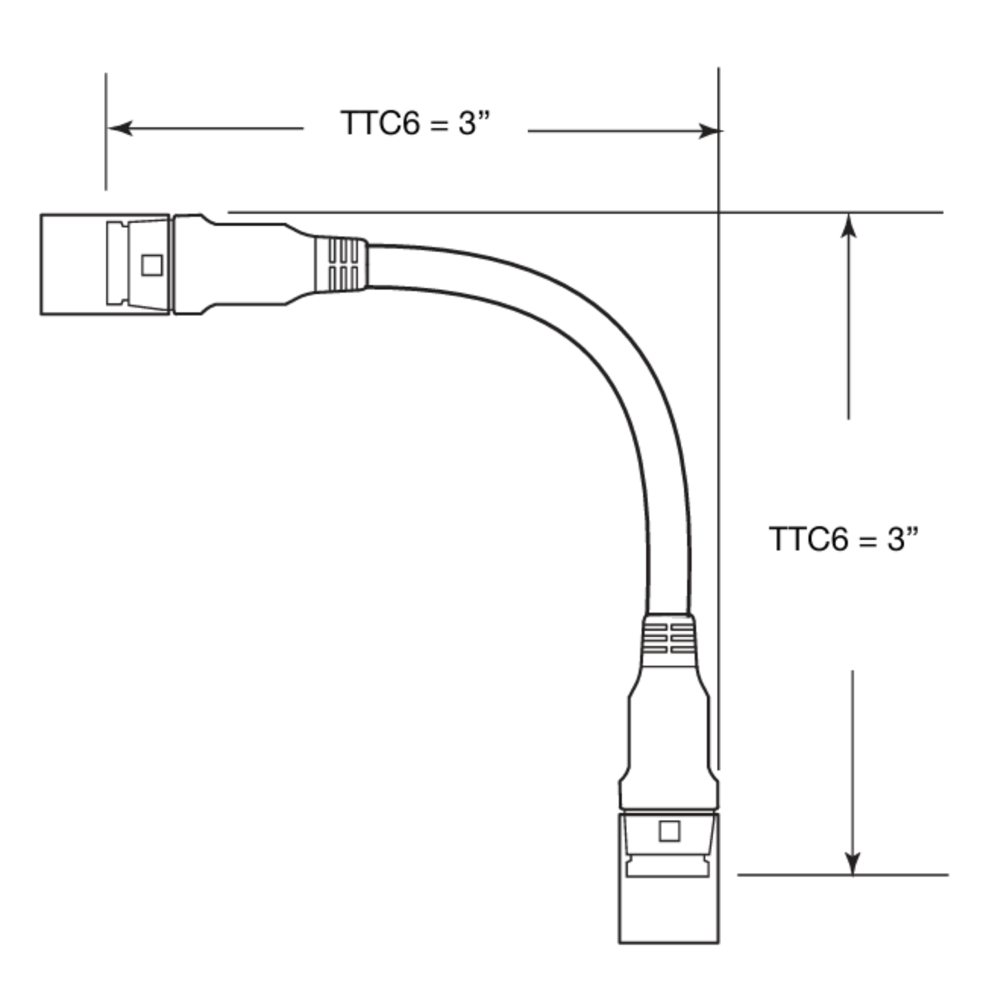 6" Tape-To-Tape Connector