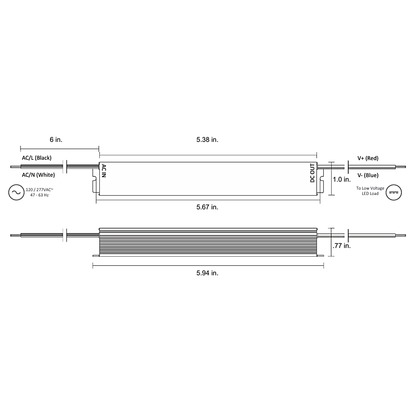 12V/100W LED Driver