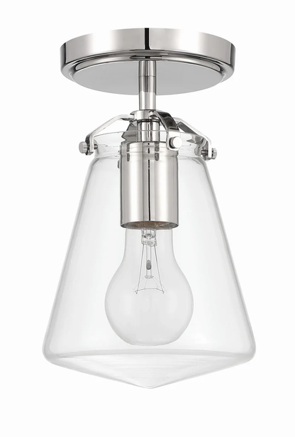 Voss 1 Light Semi Flush Mount