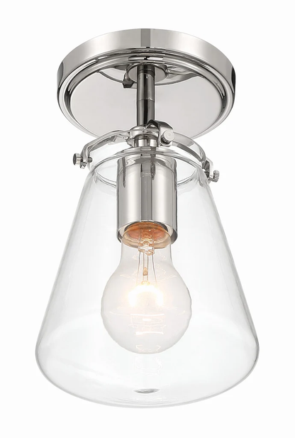 Voss 1 Light Semi Flush Mount