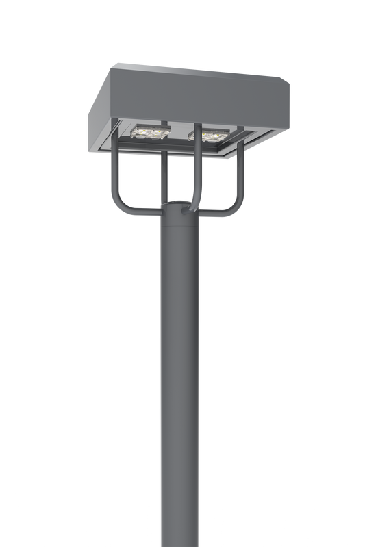 17" Square LED Area Light Head, White
