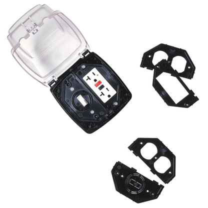 Weatherproof Bubble Cover, 2-gang