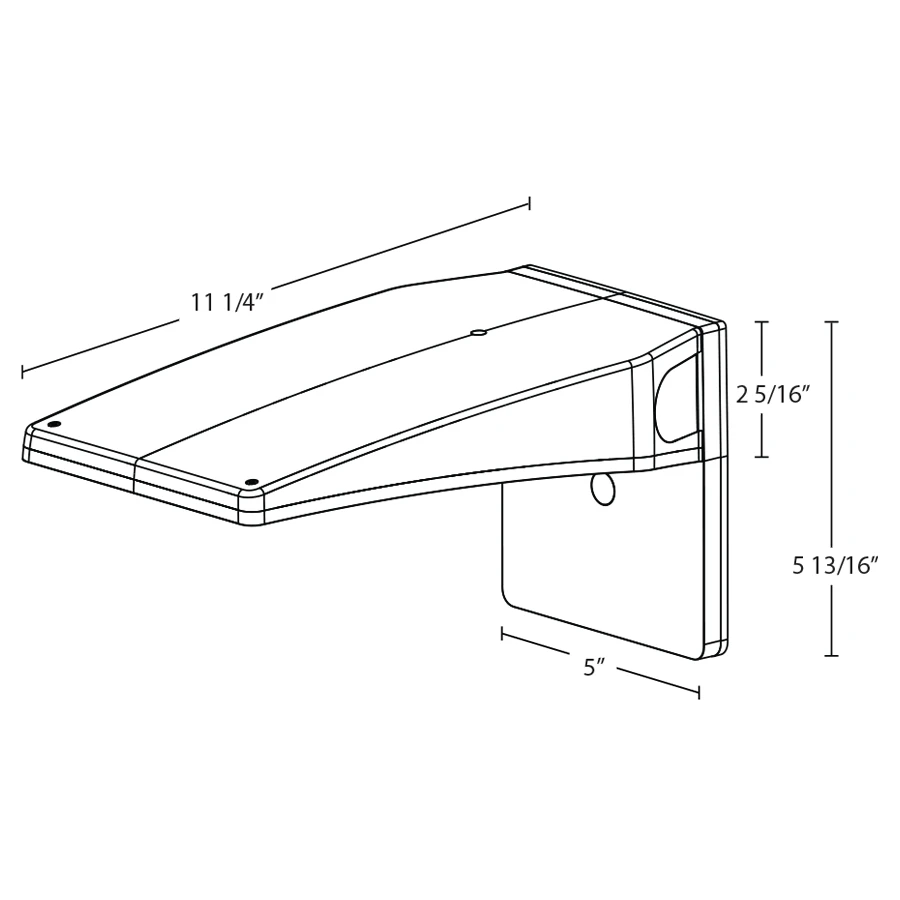 LED Wall Pack, White