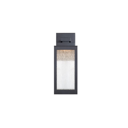 18" Outdoor LED Wall Sconce, Black