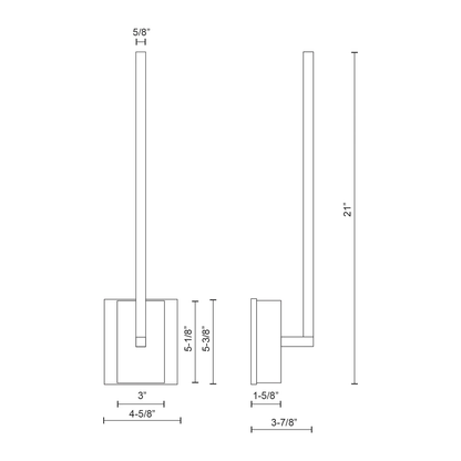 Pandora 18-in Wall Sconce