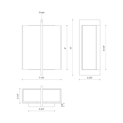 Bengal 7-in Wall Sconce