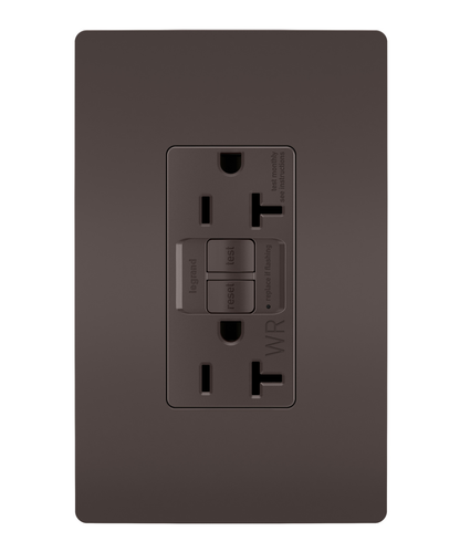 GFCI Receptacle: Duplex, TR, WR, 20A