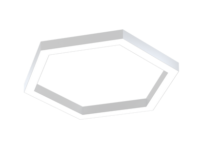 2' Hex LED, Pendant Mount