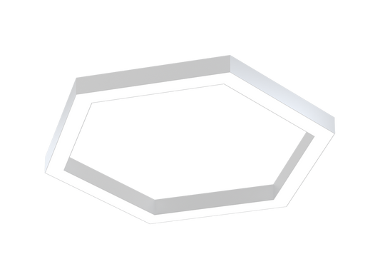 2' Hex LED, Pendant Mount