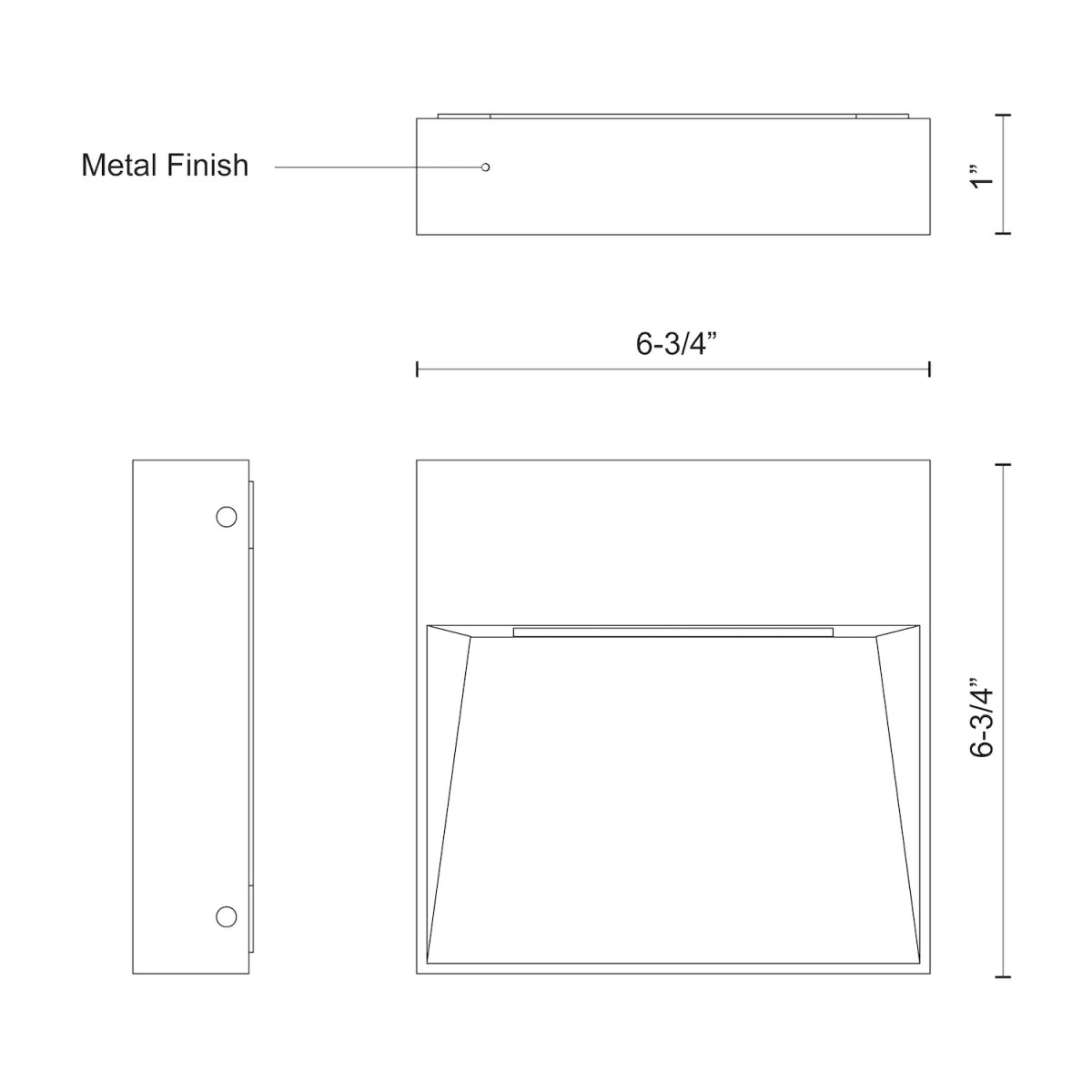 LED Exterior Wall Sconce