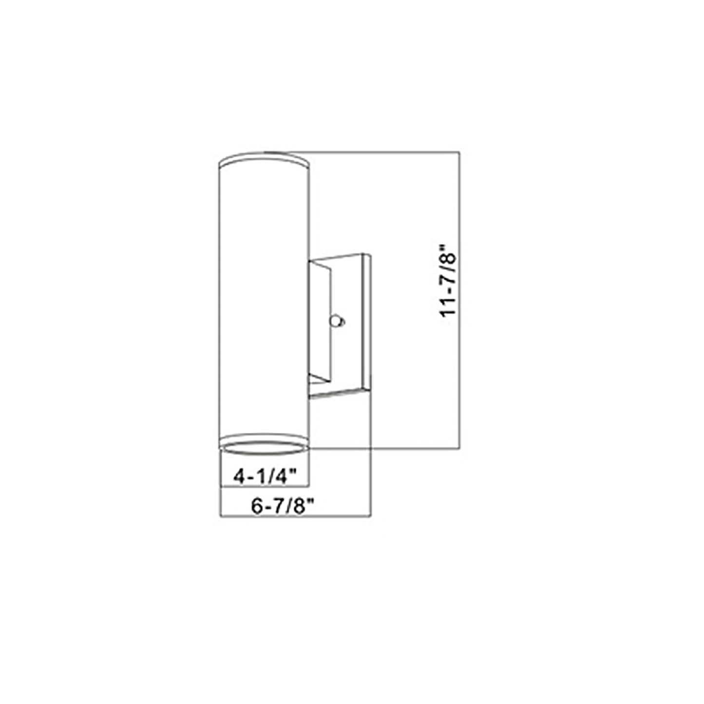 Up & Down LED Wall Sconce, Bronze