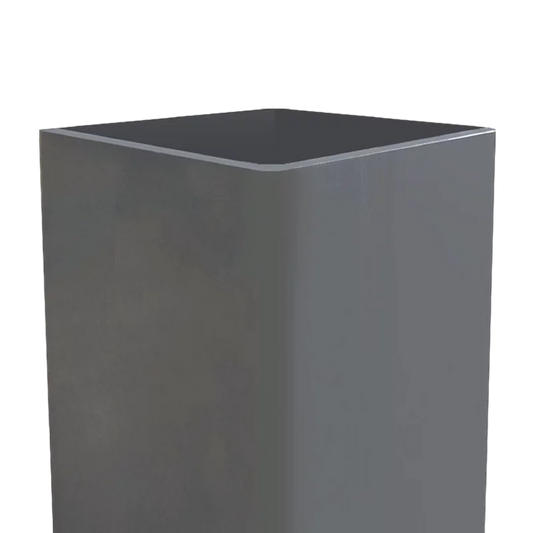 25' Square Straight Pole, Bronze (Marine Grade Finish)